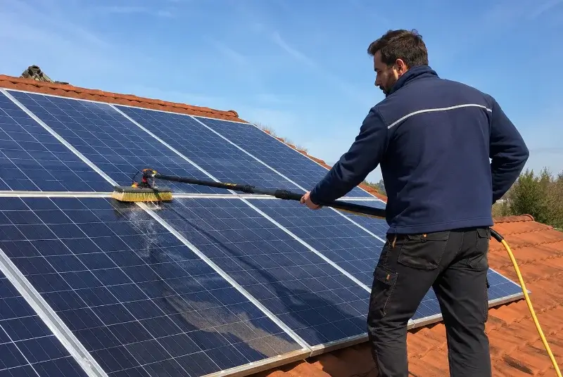 Nettoyage et entretien de panneaux solaires à Saint-Sulpice-de-Faleyrens